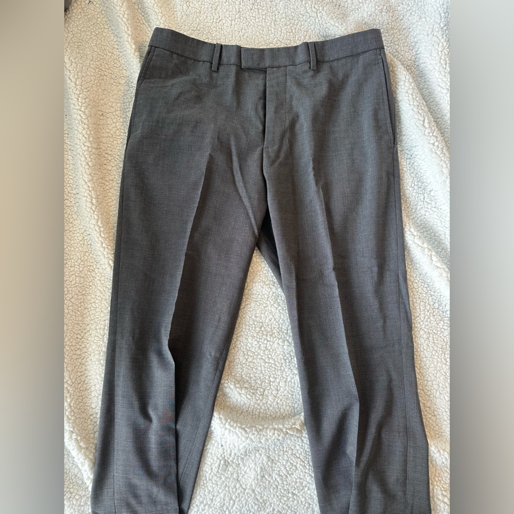 Banana Republic Charcoal Slim Fit Trousers